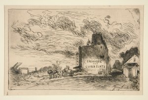 Demolitions of Rue des Francs-Bourgeois Saint-Marcel (Rue des Francs-Bourgeois Saint-Marcel の解体) 作： Johan Barthold Jongkind