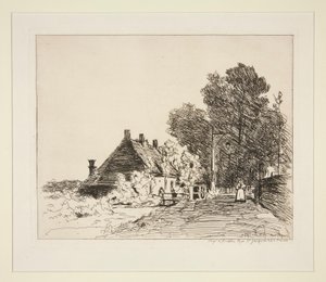 La Nourrice (ナースメイド) 作： Johan Barthold Jongkind