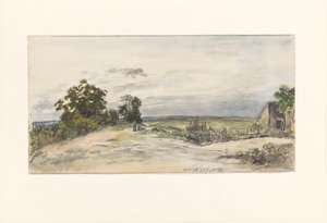 ヌヴェール近郊の風景 作： Johan Barthold Jongkind
