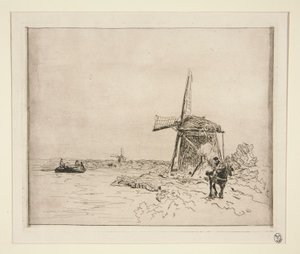 曳舟道 作： Johan Barthold Jongkind