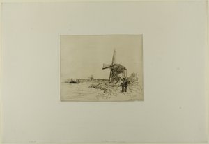 6枚の銅版画からなるオランダの風景画集「The Towpath 作： Johan Barthold Jongkind