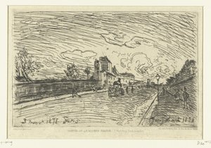 コーチン病院の出口 (フォーブル サン ジャック、パリ) Sortie de la Maison Cochin (Faubourg Saint-Jacques) (オブジェクトのタイトル)