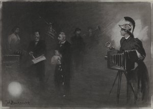 De Amsterdammer: De Throne Speech、9 月 24 日のイラストのデザイン 1905年 作： Johan Braakensiek