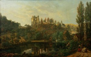 タラントの廃墟の眺め 作： Johan Christian Dahl