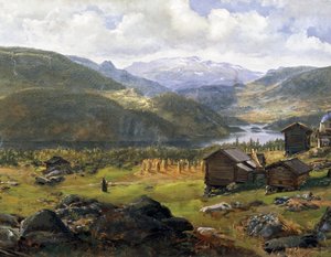 ノルウェーの谷間 ヨハン・クリスチャン・クラウセン・ダール（1788-1857）作 ノルウェー 19世紀 作： Johan Christian Dahl