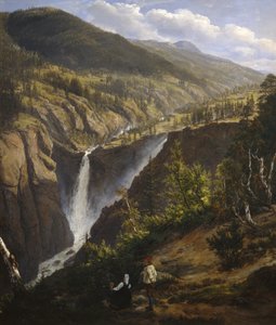 リューカン滝 作： Johan Christian Dahl