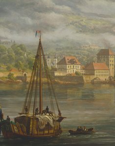 ベルゲンの眺め ヨハン・クリスチャン・クラウセン・ダール（1788-1857）作 ノルウェー 19世紀 作： Johan Christian Dahl