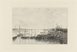De Hoop ローイング クラブの建物の眺め 作： Johan Conrad Greive