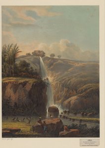 シンガハンの滝の眺め Waterfall Singahan (Residence Rembang) (オブジェクトのタイトル)