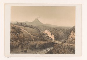 マランの近くの風景 マランシェの風景。 レジデンス パソエロアン マランシェの風景 (オブジェクトのタイトル) A.サルムによる絵と素描の後のJava（シリーズタイトル） 作： Johan Conrad Greive