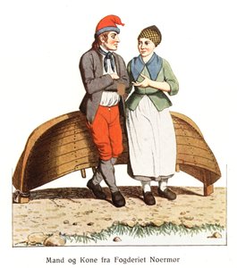 ノルウェーのフォークコスチューム 作： Johan F. L. Dreier