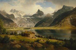 Romsdalshorn 作： Johan Fredrik Eckersberg
