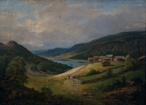 Gudbrandsdalen より (キャンバスに油彩) 作： Johan Gorbitz