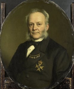 ピーター・ミジャー (1812-81)。 オランダ領東インド総督 作： Johan Heinrich Neuman