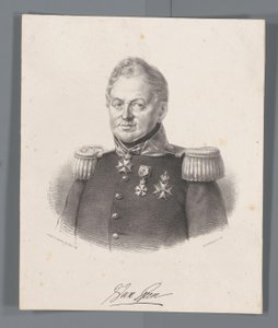 ヨーゼフ・ヤコブス男爵ヴァン・ジーンの肖像 作： Johan Hendrik Hoffmeister