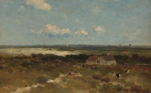 砂丘の風景 作： Johan Hendrik Weissenbruch