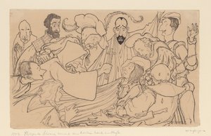 1506年 / フィリップ・ド・スクーンは冷たい飲み物を飲んで死ぬ（原題） 作： Johan Huizinga