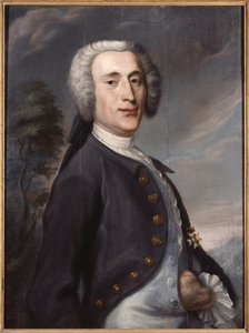 オロフ・フォン・ダリン (1708-1763) の肖像、Streng, Johan Joachim (1707-1763) 作。 キャンバスに油彩。 寸法: 79x58cm。 ストックホルム国立博物館