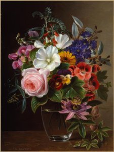 JLジェンセン、花瓶の花束