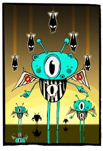チームエイリアン、2012年（イラスト） 作： Johan Lilja
