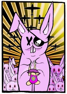 うさぎ、2012年（デジタルペインティング） 作： Johan Lilja