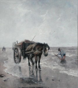 海風（キャンバスに油彩） 作： Johan Scherrewitz