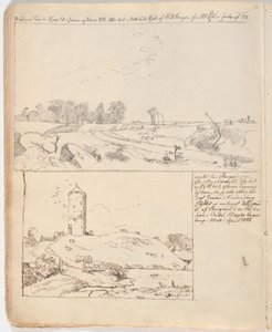 16 ページに描かれたジーランドの風景 f.o. 作： Johan Thomas Lundbye
