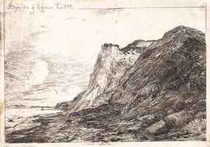 Refnæsの南側 作： Johan Thomas Lundbye