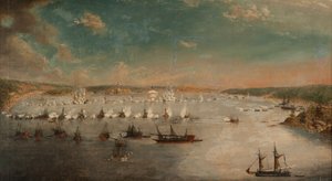 1790年5月、1791年のフレドリクスハムンの戦い。 作： Johan Tietrich Schoultz