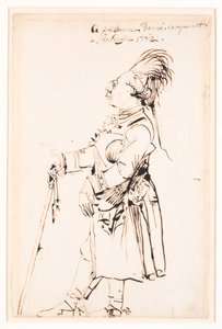 クレメンス男爵アウグスト・フォン・ハクストハウゼン・イ・ストックホルム 作： Johan Tobias Sergel