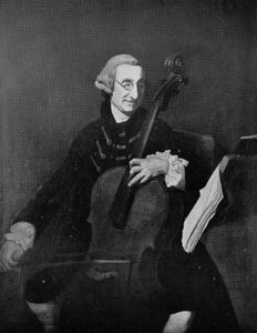 Giacomo Cervetto 1680-1783、イタリアのチェロ奏者 作： Johan Zoffany