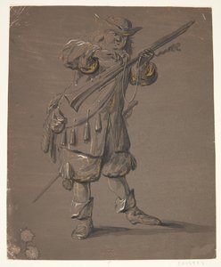 ライフルを持った兵士 作： Johan le Ducq