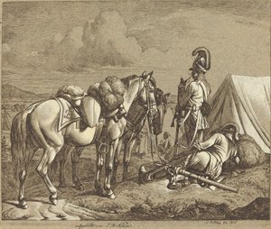 オーストリア竜騎兵 作： Johann Adam Klein
