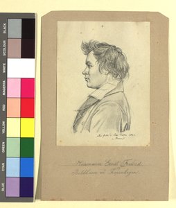 彫刻家ヘルマン・エルンスト・フロイント（1786-1840） 作： ヨハン・アダム・クライン