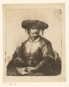未知の芸術家の肖像 作： Johann Andreas Benjamin Nothnagel