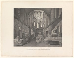 内側から見たマルティス門 Innere Ansicht der Porta Martis (オブジェクトのタイトル) トリーア近辺の遺跡と自然の風景（シリーズ名） Malerische Ansichten werkwürdigsten Alterthümer und vorzüglicher Naturanlagen im Moselthale bey