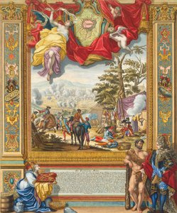 1709 年、18 世紀初頭の連合軍によるモンス包囲戦。 作： Johann August Corvinus