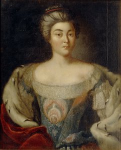 アレクサンドラ・クラキナ王女の肖像、旧姓パニナ 1711-1786 作： Johann Balthasar Frankart