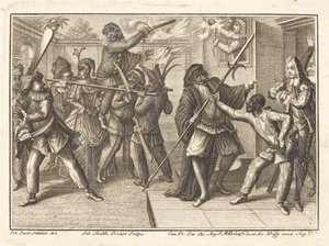 船長は自由を取り戻す 作： Johann Balthasar Probst after Johann Jacob Schübler