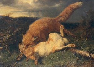キツネとウサギ