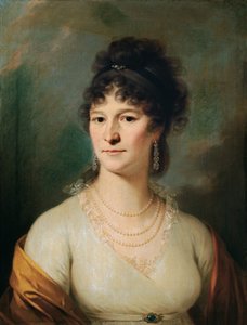 貴婦人の胸像 作： Johann Baptist Lampi d. Ä.