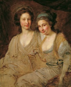 伯爵夫人キャロラインとゾーイ・トマティス 作： Johann Baptist Lampi d. Ä.