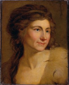 女性の肖像 作： Johann Baptist Lampi d. Ä.