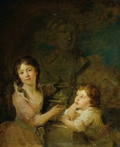 トマティス伯爵家の子供二人 作： Johann Baptist Lampi d. Ä.