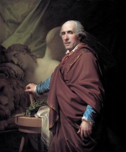 彫刻家アントニオ・カノーヴァの肖像、1757～1822年、1806年。