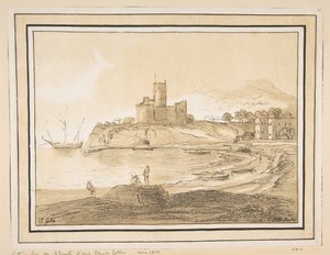 クロードの後の風景、1811年頃 作： Johann Baptist Stuntz