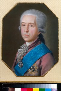 ミハイル・ミハイロヴィッチ・ゴリツィン伯爵の肖像 (1731-1806) - ヨハン・バルドゥ (1745-1788) 作