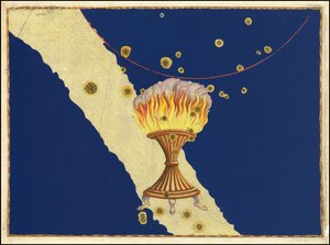1603年、ヨハン・バイヤーによるあら座の天球図 作： ヨハン・バイエル