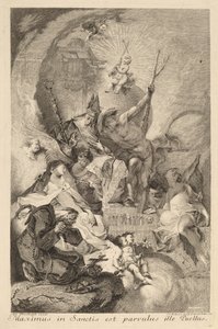 四聖人 作： Johann Beheim after Franz Anton Maulbertsch