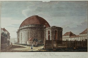 聖ヘドウィグ、大聖堂、ベルリン（手描きの彫刻） 作： Johann Carl Wilhelm Rosenberg